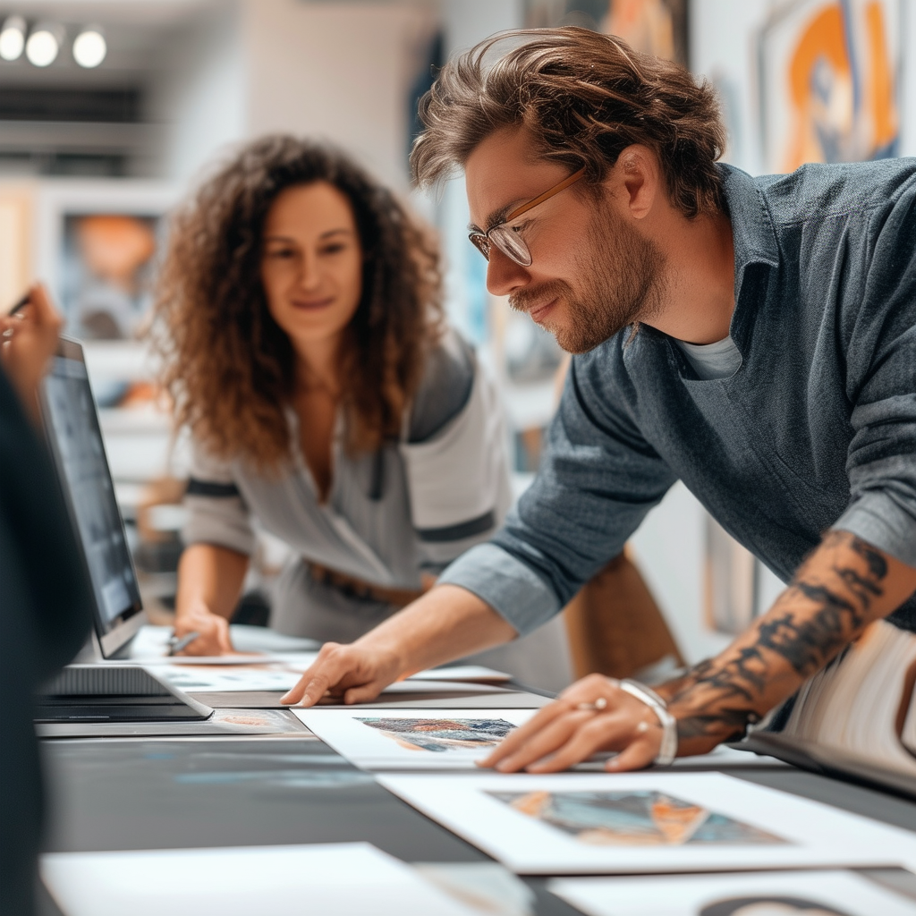 A creative team effortlessly managing artwork appr