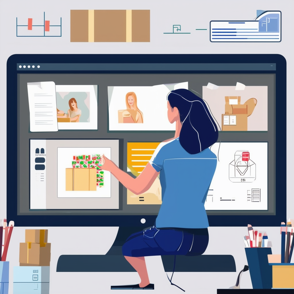 A designer effortlessly managing artwork approvals-3