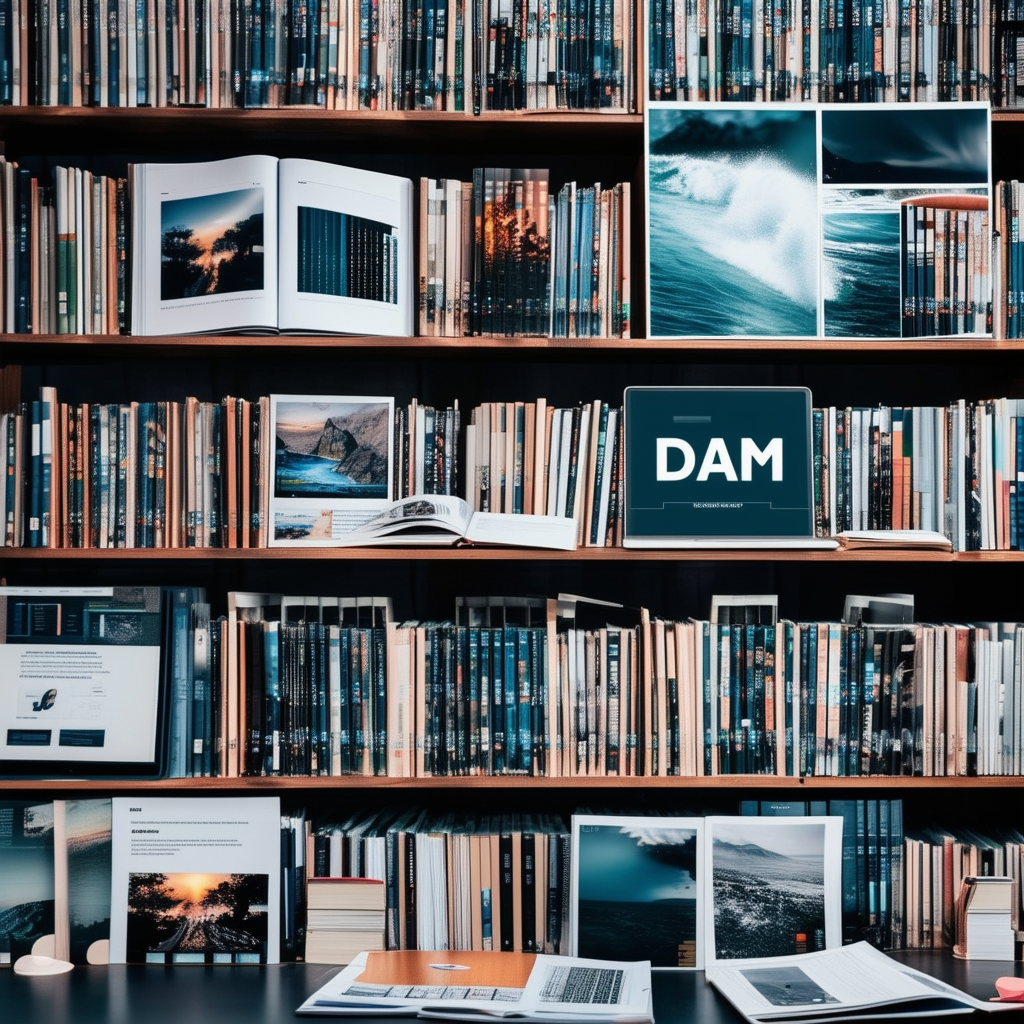 An organized digital library showcasing various ty